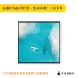 【菠蘿選畫所】天空的視角-40x40cm(鯨魚/天空/海洋/方形掛畫/咖啡廳裝潢/居家空間)