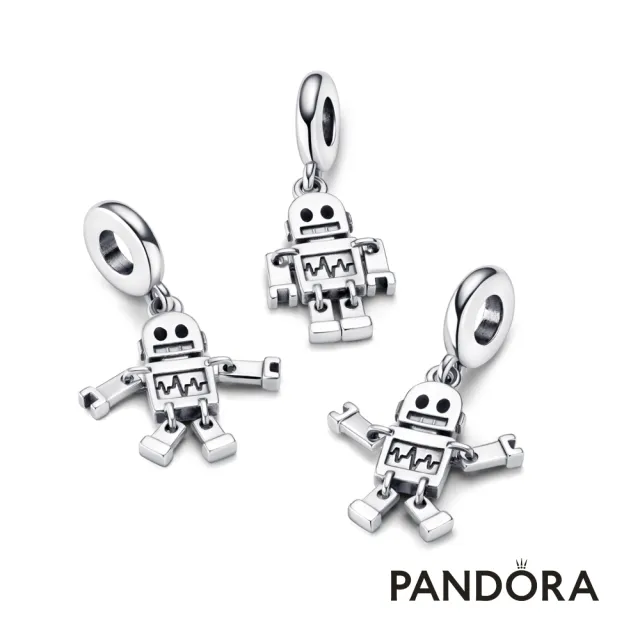 【Pandora 官方直營】機器人好友吊飾-絕版品