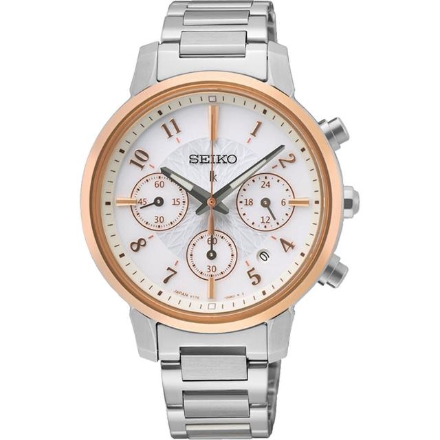 【SEIKO 精工】LUKIA 廣告款 太陽能三眼計時女錶 618年中慶 推薦(SSC906J1/V175-0FC0KS)