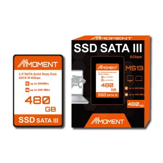 【Moment】SSD SATA III 480G 固態硬碟(SATA III 480G)