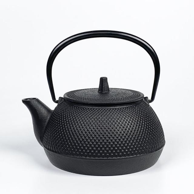 【福介商店】南部鐵器 日本鑄鐵壺 岩鑄 新霰 5型鐵壺兼用急須0.65L(鐵瓶 泡茶壺 煮水壺 熱水瓶)