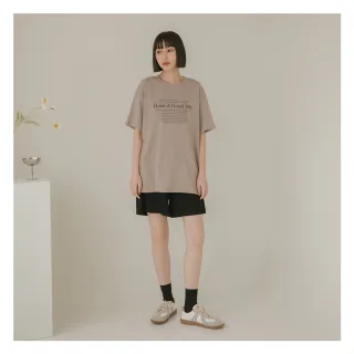 【MO-BO】MIT舒涼棉好日子寬鬆T(上衣)