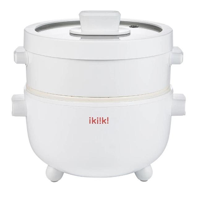 【ikiiki 伊崎】2L陶瓷蒸煮電火鍋 IK-MC3405