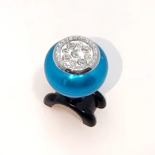 【IDFR】超手感 金屬藍 方向盤陀螺 轉彎陀螺 行車輔助 方向盤助力球(轉彎平順穩定 方向盤陀螺 轉彎助力球)