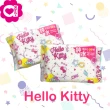 【SANRIO 三麗鷗】Hello Kitty 凱蒂貓純水柔濕巾/濕紙巾 20 抽 X 24 包(隨身包)