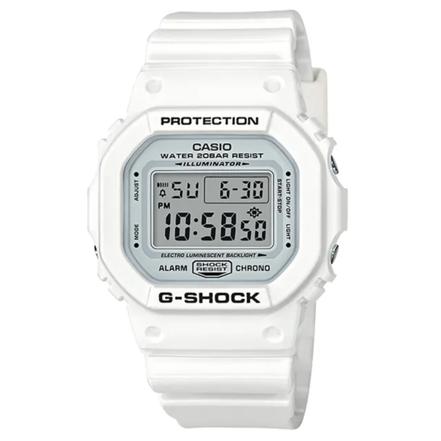 【CASIO 卡西歐】G-SHOCK 街頭時尚電子錶  禮物(DW-5600MW-7/速)