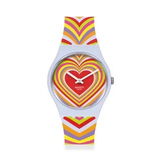 【SWATCH】Gent 原創系列手錶 GROOVY LOVE 愛的魔幻 男錶 女錶 瑞士錶 錶(34mm)