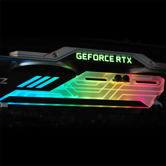 【EZDIY-FAB】RGB GPU支架5V 3pin幻彩顯卡支架 GPU顯示卡支撐支架(顯卡支架)