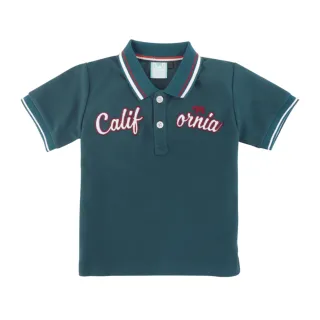 【California Republic】CALIFORNIA｜運動風拼色品牌男童POLO衫