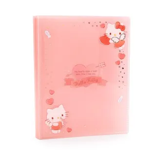 【小禮堂】Hello Kitty 照片收納本資料夾 天使愛心 《應援團系列》(平輸品)