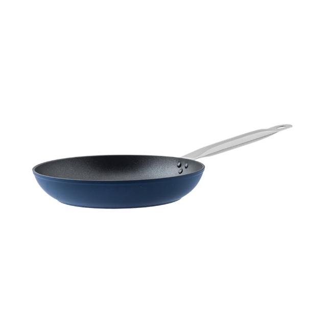 【IUSE】義大利 Sambonet Midnightblue 平底鍋/24cm(義大利製/不沾鍋/鍋具/平底鍋/星空藍)