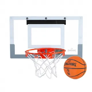 【SPALDING】小籃板 Slam Jam 小籃框 童款 透明籃板 籃框 小籃球 室內運動 斯伯丁(SPB561030)