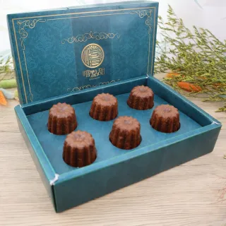 【嚐點甜】法式黃金可麗露-伯爵紅茶風味(2盒_每盒8顆x25g)