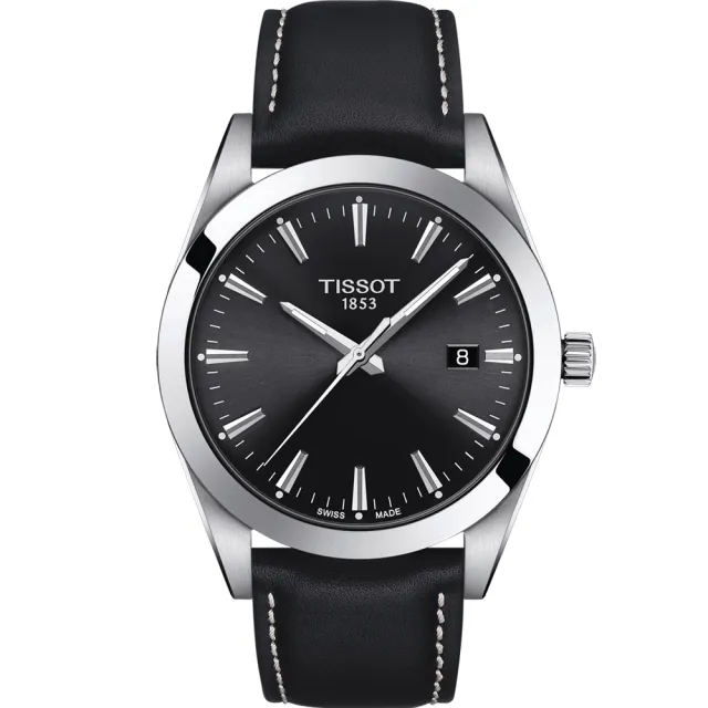 【TISSOT 天梭 官方授權】GENTLEMAN紳士密令石英男錶手錶 手錶_(T1274101605100)