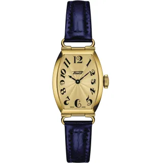 【TISSOT 天梭 官方授權】Heritage Porto 優雅酒桶型時尚手錶(T1281093602200)