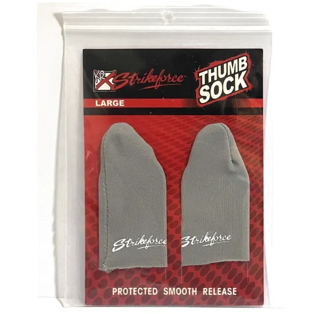 【DJ80嚴選】KR Strikeforce THUMB SOCK 保齡球專用超彈力護指套 2入/組(雙尺碼供選)
