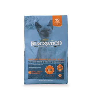 【BLACKWOOD 柏萊富】室內貓全齡優活配方《雞肉+糙米》6KG(貓飼料)