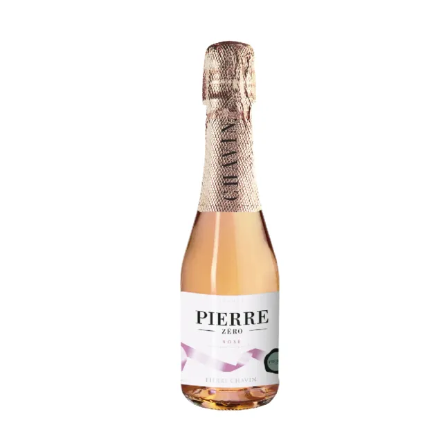 【TS 東勝】夏凡PIERRE ZERO 無酒精微氣泡粉紅酒風味飲(200ml/瓶)