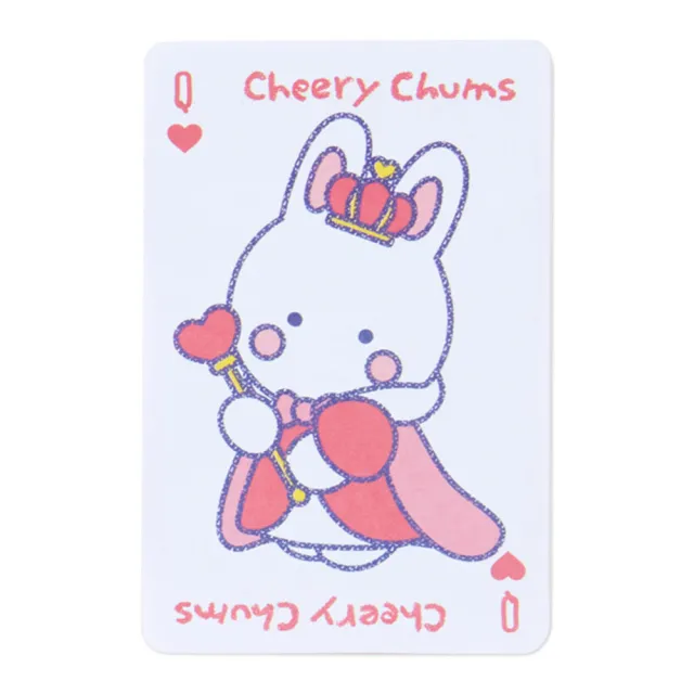 【SANRIO 三麗鷗】復古馬戲團系列 撲克牌造型便條紙 Cheery Chums 附收納盒(文具雜貨)