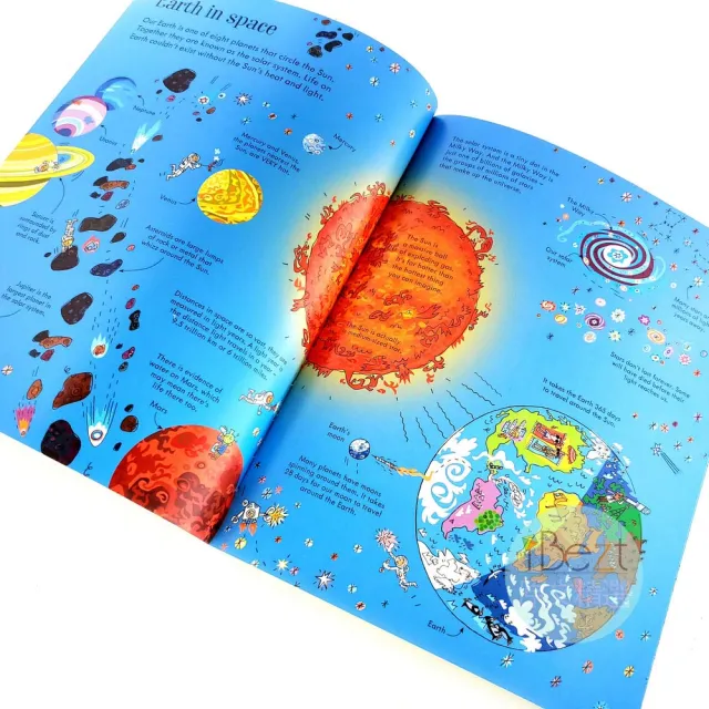 【iBezT】Usborne Book and Jigsaw Planet Earth(300塊拼圖組成地球科普)