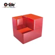 【O-Life】堆疊式整理收納盒-3入組-B-012(收納盒 辦公用品 收納櫃 抽屜櫃)
