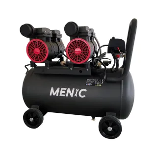 【MENIC 美尼克】50L 800W*2 無油式低噪音空壓機(全銅電機)