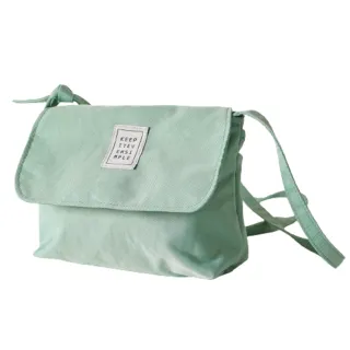【EverSimple】Milly 側背包 +6號收納內袋(薄荷綠 台灣製造 防潑水 皺尼龍 小包 斜背包 隨身包 文創 文青)