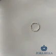 【Porabella】925純銀鋯石戒指 復古麻花戒指 個性簡約氣質開口銀戒 Rings