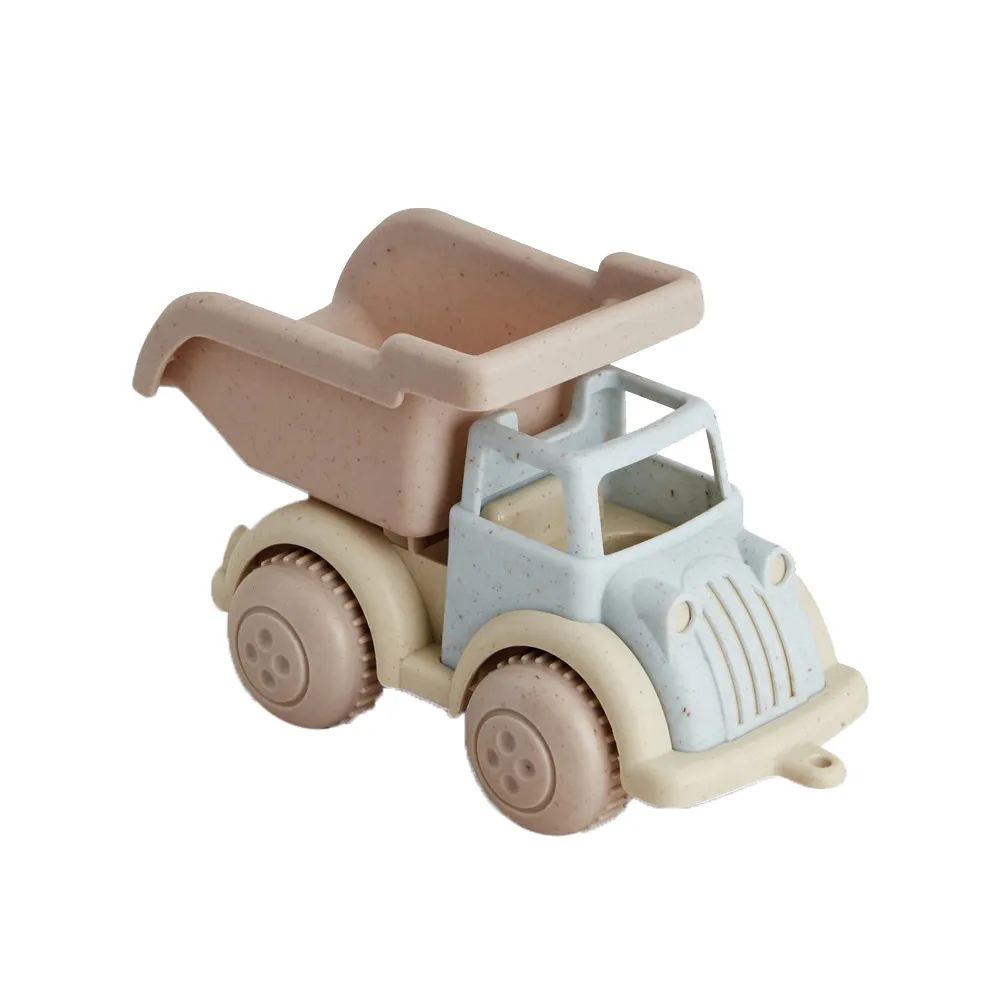 【瑞典Viking Toys】莫蘭迪色系-翻斗運砂車22cm 20-89110(幼兒玩具車)