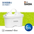 【SABA】SA-HQ03-1 全效型濾芯(六入組)