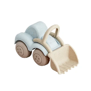 【瑞典Viking Toys】莫蘭迪色系 藍莓馬卡龍 寶寶挖土車 20-89013(幼兒玩具車)