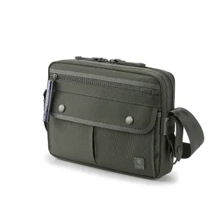 【PORTER INTERNATIONAL】自信經典NEW HEAT簡約休閒斜背包(碳灰綠)