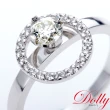 【DOLLY】0.30克拉 18K金求婚戒完美車工鑽石戒指(030)