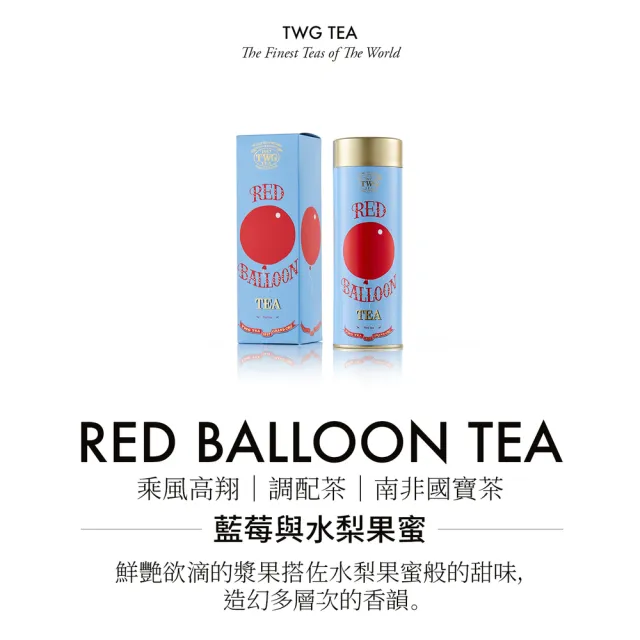 【TWG Tea】時尚茶罐雙入禮盒組 乘風高翔100g+銀月綠茶100g(南非國寶茶+綠茶)