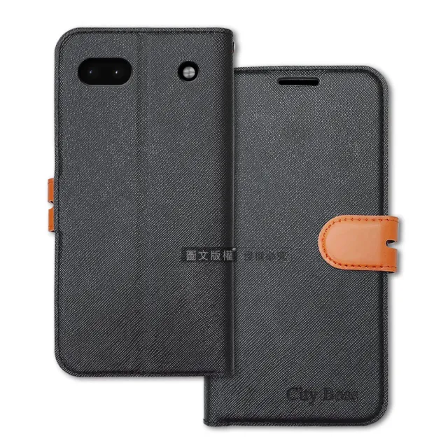 【CITY都會風】Google Pixel 6a 插卡立架磁力手機皮套 有吊飾孔