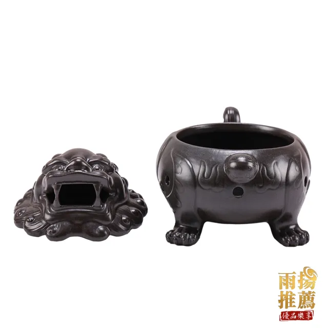 【雨揚】招財神獸陶瓷香爐