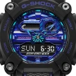 【CASIO 卡西歐】G-SHOCK 虛擬藍系列 科技感雙顯錶(GA-900VB-1A)