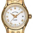 【REVUE THOMMEN 梭曼】華爾街系列 女士自動機械腕錶 銀面x鍊帶/25mm(20501.2112)
