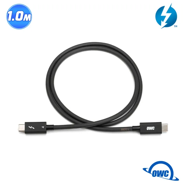 【OWC】Thunderbolt 4 線 - 1M(USB-C 40Gb/s 高速傳輸)