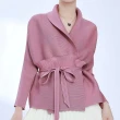 【羽生摺衣】i摺衣-日系 簡約風 造型 綁帶 外套(共四色)