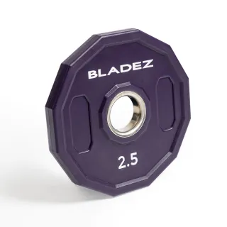 【BLADEZ】OP5-CPU奧林匹克包膠槓片-2.5KG(二入組)