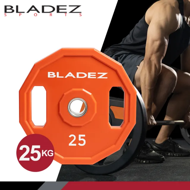 【BLADEZ】OP5-CPU奧林匹克包膠槓片-25KG(二入組)