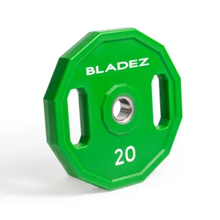 【BLADEZ】OP5-CPU奧林匹克包膠槓片-20KG(二入組)