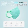 【健康天使】MIT醫用3D立體成人寬耳繩鬆緊帶口罩 白色(30入/袋)