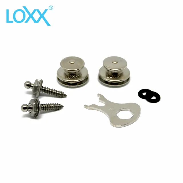 【LOXX】Strap Lock E-NICKEL 安全背帶扣 銀色款(原廠公司貨 商品保固有保障)