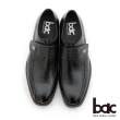 【bac】商務菁英 貼心魔術帶輕量紳士鞋(黑色)