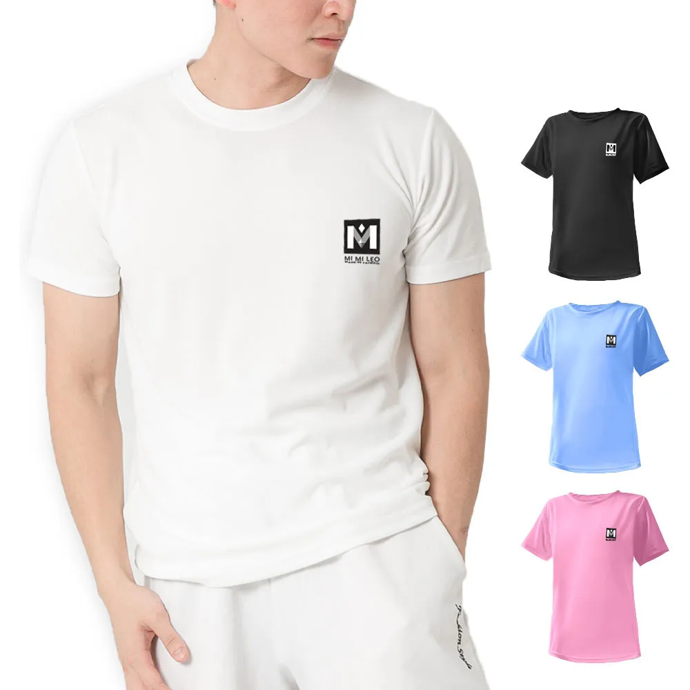 【MI MI LEO】台灣製男女款 吸排短T-Shirt_M002(多色任選)