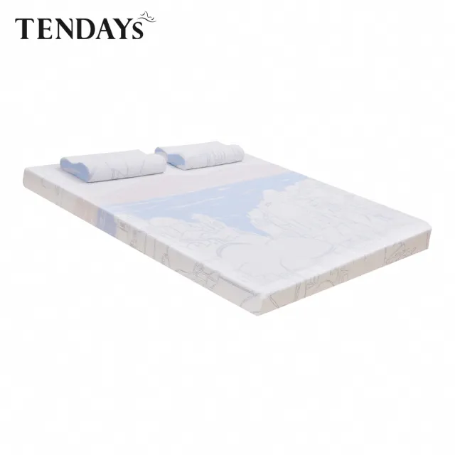 【TENDAYS】希臘風情紓壓床墊6尺加大雙人(6cm厚 記憶棉層+高Q彈纖維層)