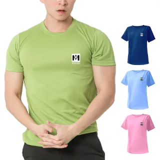 【MI MI LEO】台灣製男女款 吸排短T-Shirt_M002(多色任選)