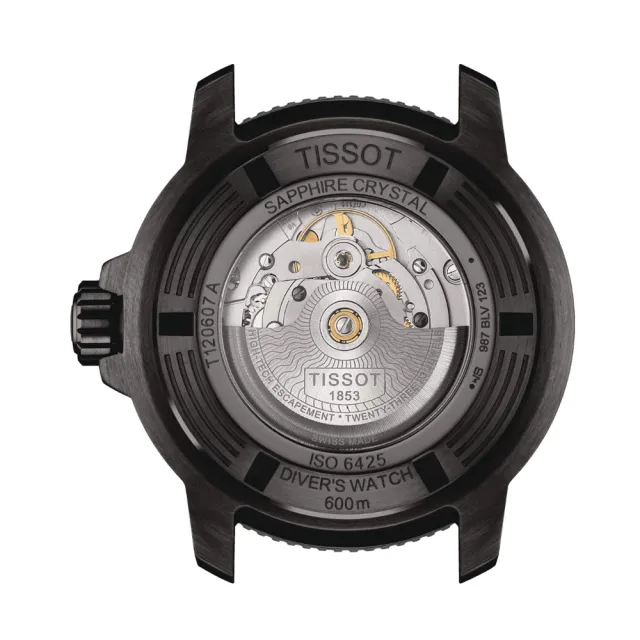 【TISSOT 天梭 官方授權】SEASTAR2000海星系列 潛水機械腕錶 禮物推薦 畢業禮物(T1206073704100)